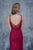 Nina Canacci - 4155 Sleeveless Lace Embroidered Evening Gown In Red