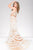 Stunning Cutout Illusion Mermaid Gown 41593