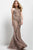 41612 High Halter Lace Tulle Sheath Dress