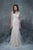 Nina Canacci - 4162 Sleeveless Bateau Illusion Lace Evening Gown In White and Neutral