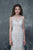 Nina Canacci - 4162 Sleeveless Bateau Illusion Lace Evening Gown In White and Neutral