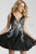 Floral Embellished Cocktail Dress 41662