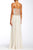Mignon - VM1015NM Pearl Ornate Sweetheart Gown in White and Neutral
