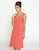 Alexia Designs - 4170 Pleated Sweetheart Chiffon A-line Dress In Orange