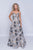 Nina Canacci - 4178 Embellished V-neck A-line Dress