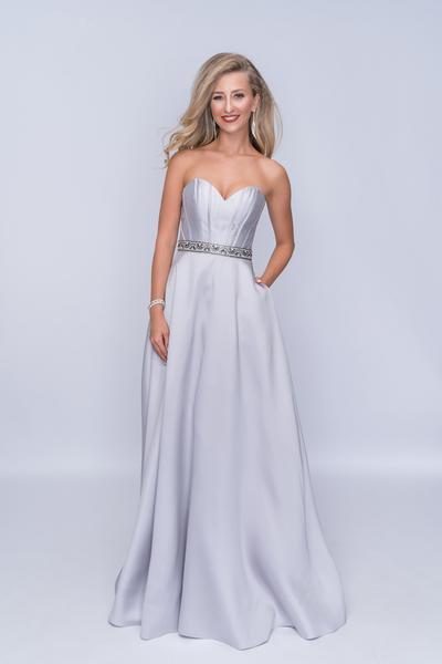 Nina Canacci - 5131 Strapless Sweetheart A-line Dress