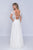 Nina Canacci - 4187 Flutter Cap Sleeve Lattice Motif Lace Gown In Ivory
