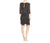 Adrianna Papell - Embellished Bateau Neck Dress 41912690 in Black