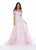 Shail K - 41916 Embellished Off-Shoulder A-line Dress With Train