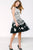 Floral Embellished Short Dress 41953