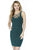Jolene Collection - 17530 Lattice Ornate Sheath Dress In Green