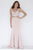 Jolene Collection - 18109 Embellished Two Piece Sheath Dress In Pink