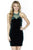 Jolene Collection - 17520 Sleeveless Velvet Cocktail Dress In Green