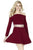 Jolene Collection - 17543 Off-Shoulder Two-Piece Short Dress In Red