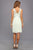 Adrianna Papell - V-Neck with Ribbon Waist Lace Dress 41893310 in Green