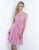 Alexia Designs - 4204 Chiffon Halter A-line Dress In Pink