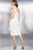 23886 Ruffled One Shoulder Strap Cocktail Dress