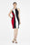 Saboroma - 4207 Sleeveless Halter Sheath Dress In Black