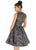Ashley Lauren - 4210 Jewel Neck Leopard Print A-line Dress In Black and Gold