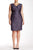 Adrianna Papell - 41905221 V-Neck Lace Ribbon Cocktail Dress in Purple