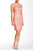 Sue Wong - Bateau Ribbon Mesh Dress N5140 in Pink