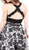 Eureka Fashion - Two Piece Floral Evening Gown