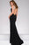 Long Jersey Dress with Jeweled Neckline 42240