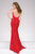 Marvelous Fit and Flare Prom Gown in Plunging V-Neckline 42309