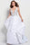 42402 Embellished V-neck A-line Dress