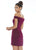 Ashley Lauren - 4240 Off-Shoulder Metallic Scuba Fitted Dress In Pink
