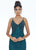 Ashley Lauren - 4246 Fully Beaded V-neck Fitted Dress In Green