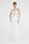Saboroma - 4253 Jeweled Illusion Halter Mermaid Gown In White