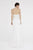 Saboroma - 4253 Jeweled Illusion Halter Mermaid Gown In White