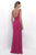 Alexia Designs - 4258 Lace Sweetheart Chiffon A-line Dress In Pink