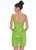 Ashley Lauren - 4275 Sequined Plunging V-neck Fitted Dress In Green