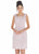 Ashley Lauren - 4280 Square Neck Tweed Fitted Dress In Pink