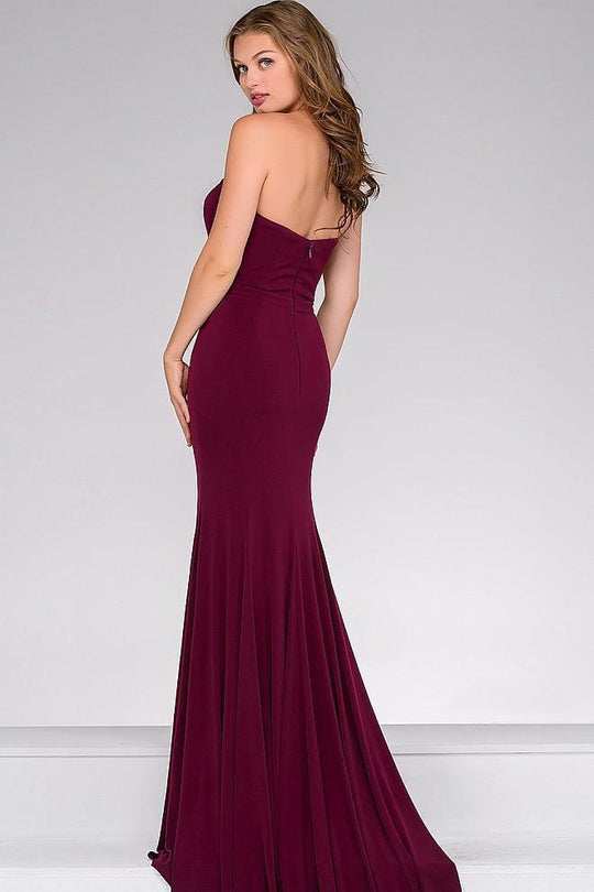 Strapless Sweetheart Fitted Prom Dress 42842