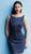 Jovani - 42863 Sleeveless Bateau Neck Jersey Dress In Blue