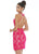 Ashley Lauren - 4292 Halter Beaded Lace Cocktail Dress In Pink