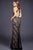 Long Sleeveless Lace Dress 33939