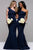 One Shoulder Asymmetrical Neck Mermaid Dress 42983