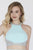 Jolene Collection - 18001 Crystal Ornate High Halter Two-Piece Gown In Blue