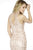 Jolene Collection - 17581 Sequined High Halter Dress In Pink