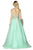 16149L Ballgown In Mint Nude