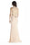 Jolene Collection - 17065 Beaded Two Piece Sheath Long Gown In Neutral