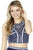 Jolene Collection - 17596 Two Piece Beaded Halter Sheath Dress In Blue