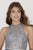Jolene Collection - 18021 Beaded Fitted Layered Mermaid Gown In Gray