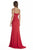 Jolene Collection - 17017 Sweetheart Sheath Dress In Red