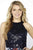 Jolene Collection - 17541 Haltered Floral Cocktail Dress In Blue and Multi-Color