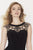 Jolene Collection - 18029 Cap Sleeve Embellished Illusion Cutout Gown In Black and Neutral